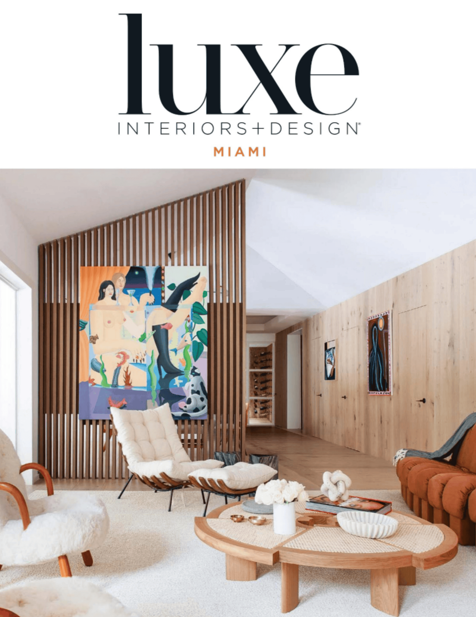 Article by Luxe Magazine about Kips Bay Show House Palm Beach 2025 mentioning Armina Stone Miami, Moniomi Design, Rajni Alex Design, Amal Kapen Interiors