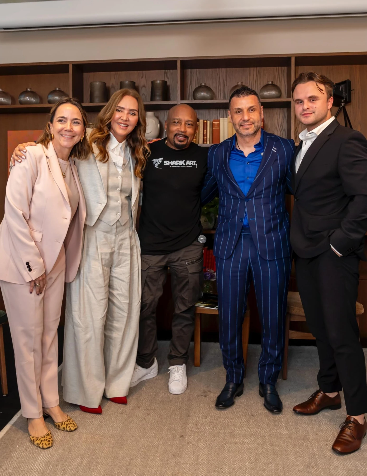 Miami New Times cover of Armina Luxe event with Daymond John and Emre Basman in Miami.